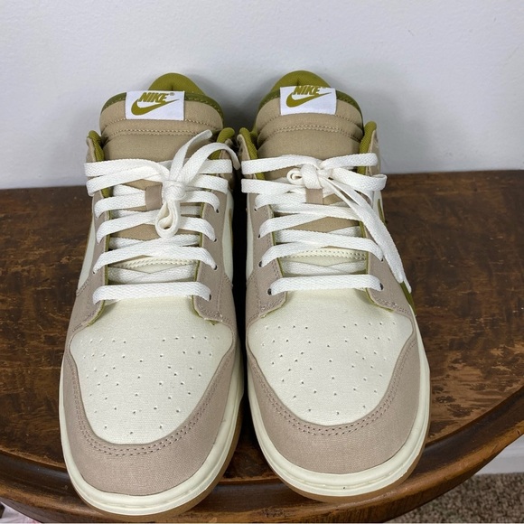 NIKE DUNK LOW 'SINCE '72' SAIL/PACIFIC MOSS-CREAM II-LIMESTONE Canvas - Picture 2 of 6